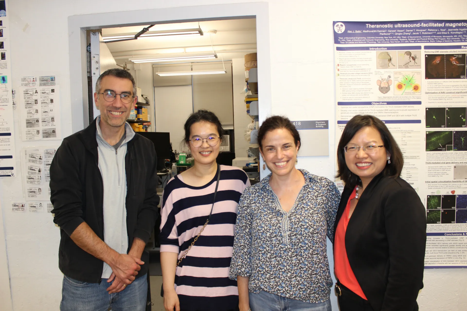 professors in lab