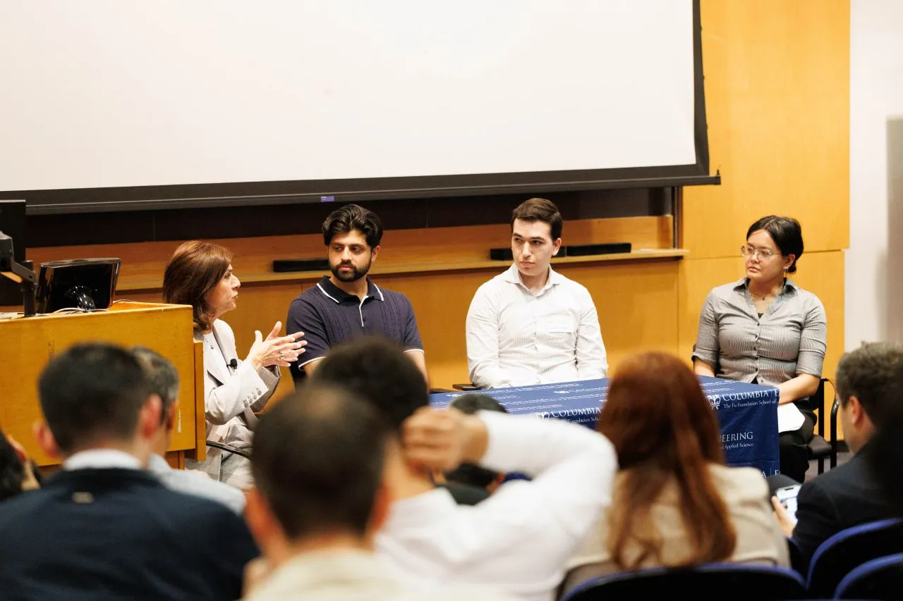 students at panelists